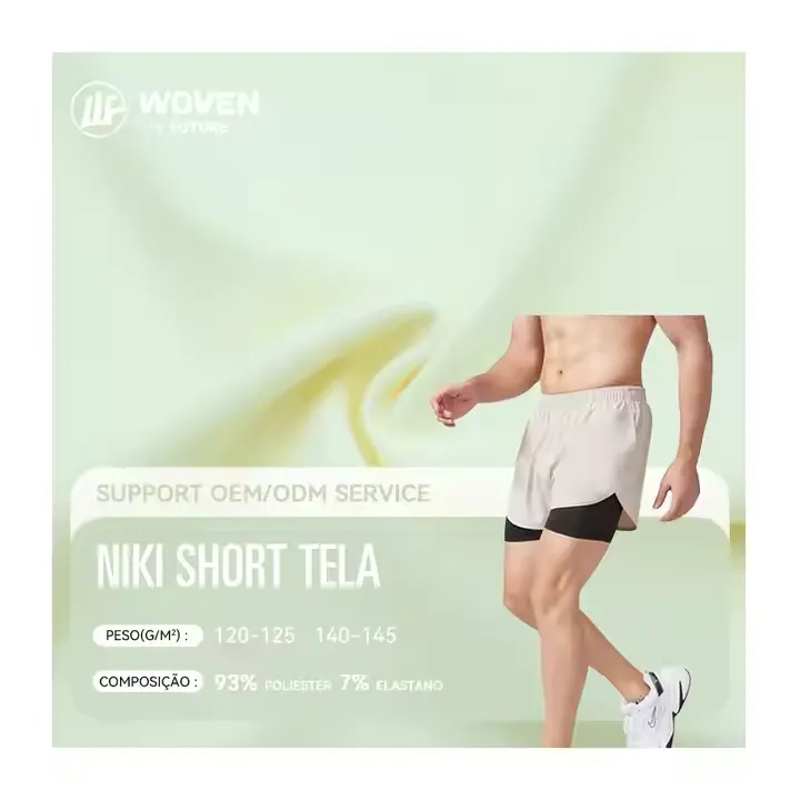 Shaoxing wovenfuture sports woven plain fabric tejido por mayor 4 way stretch licra microfiber cloth in bulk fabric