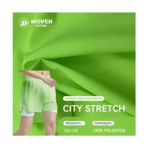 Shaoxing Woven Future 150d 100% polyester fabric quickdry children's garment jacket mechanical city stretch microfiber fabric