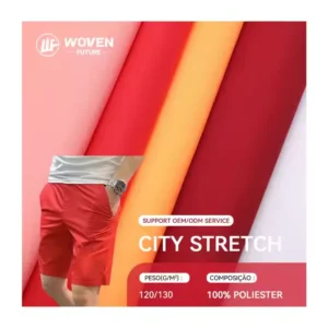 Shaoxing Woven Future 120gsm microfiber beige fiber poluyera waterproof tejido poliester mechanical microfiber fabric