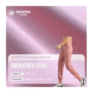 Shaoxing WovenFuture four ways licra terrains de sport clotures fabricants tecido licra dyed polyester microfibra spandex fabric