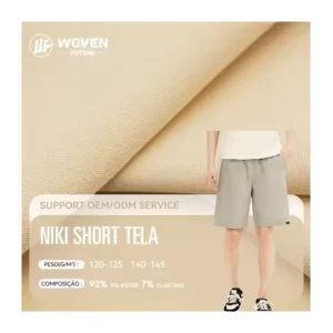 Shaoxing WovenFuture four way stretch niki short tela waterproof spandex sports tela sintetica microfiber jurly novak fabrics