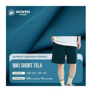 100d 145gsm Waterproof Tela Melocoton Para Sudsdera Tela Tapiceria Azul Jurly Novak Sportswear 4way Stretch Jurly Novak Fabric