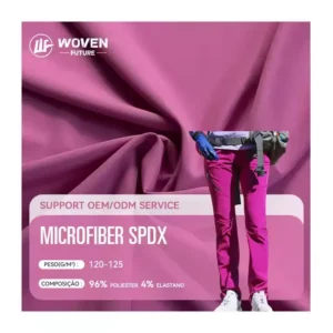 Shaoxing Woven Future four way stretch fabric cloth shirt tela tejido plano spandex licra microfiber fabric for sports