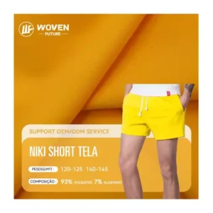 Shaoxing Woven future 2024 waterproof polyester spandex niki shorts telas licra 4way stretch tales licra microfiber fabric