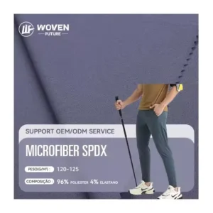 Shaoxing WovenFuture brazilian tecido licras de mujer 100d 96% poly 4% licras deportivas stretch tela microfibra spandex fabric