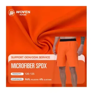 Shaoxing WovenFuture 120gsm 100d 96% poly 4%spendex deportivas stretch clothing tejidos licras tela microfibra spandex fabric