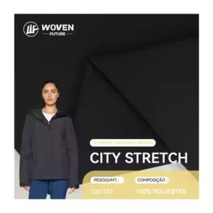 Shaoxing WovenFuture manufacturer mechanical stretch waterproof tejido custom 100% polyester tpu microfibra fabric for jacket
