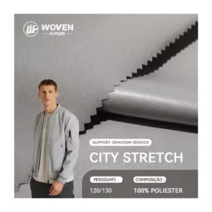 Shaoxing Woven Future tecidos para roupa tela tejido plano waterproof 100% poliester bonding tpu garments microfiber for jacket