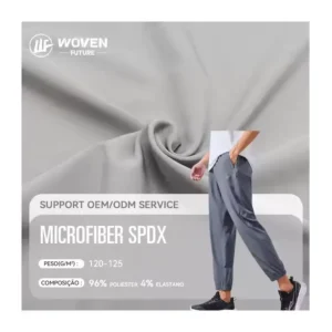 Shaoxing WovenFuture wholesale tale poliester fita tecido licra custom four way stretch microfiber spandex fabric for sportswear