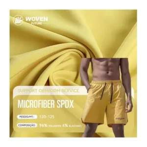 Shaoxing WovenFuture 120gsm 100d woven tecido manta microfibra rolls stretch spanden polyester licra microfiber spandex fabrics