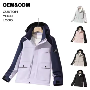 Outdoor Jacket for Men Waterproof Hiking Jacket Unisex Windproof Windbreaker Jacket Camping Hunting Trekking Climbing Coat