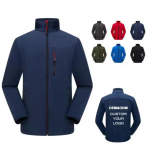 Custom Outdoor Sports Hiking Ski Snow Winter Tactical Sportswear Soft Shell Waterproof Windbreaker Fleece Breathable Warm Jacket